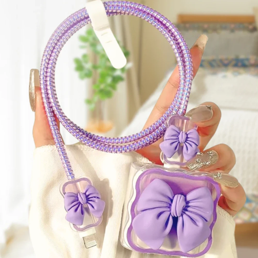 3D AuraBow Edition - iPhone Charger Cover (With Wire Protector)