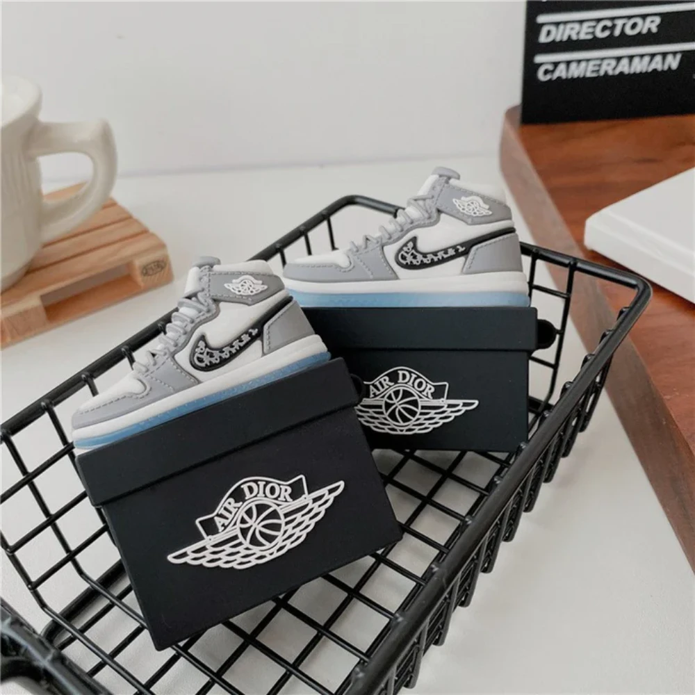 Boxed Heat Series Airpods - Grey Sneaker AirPods Cover