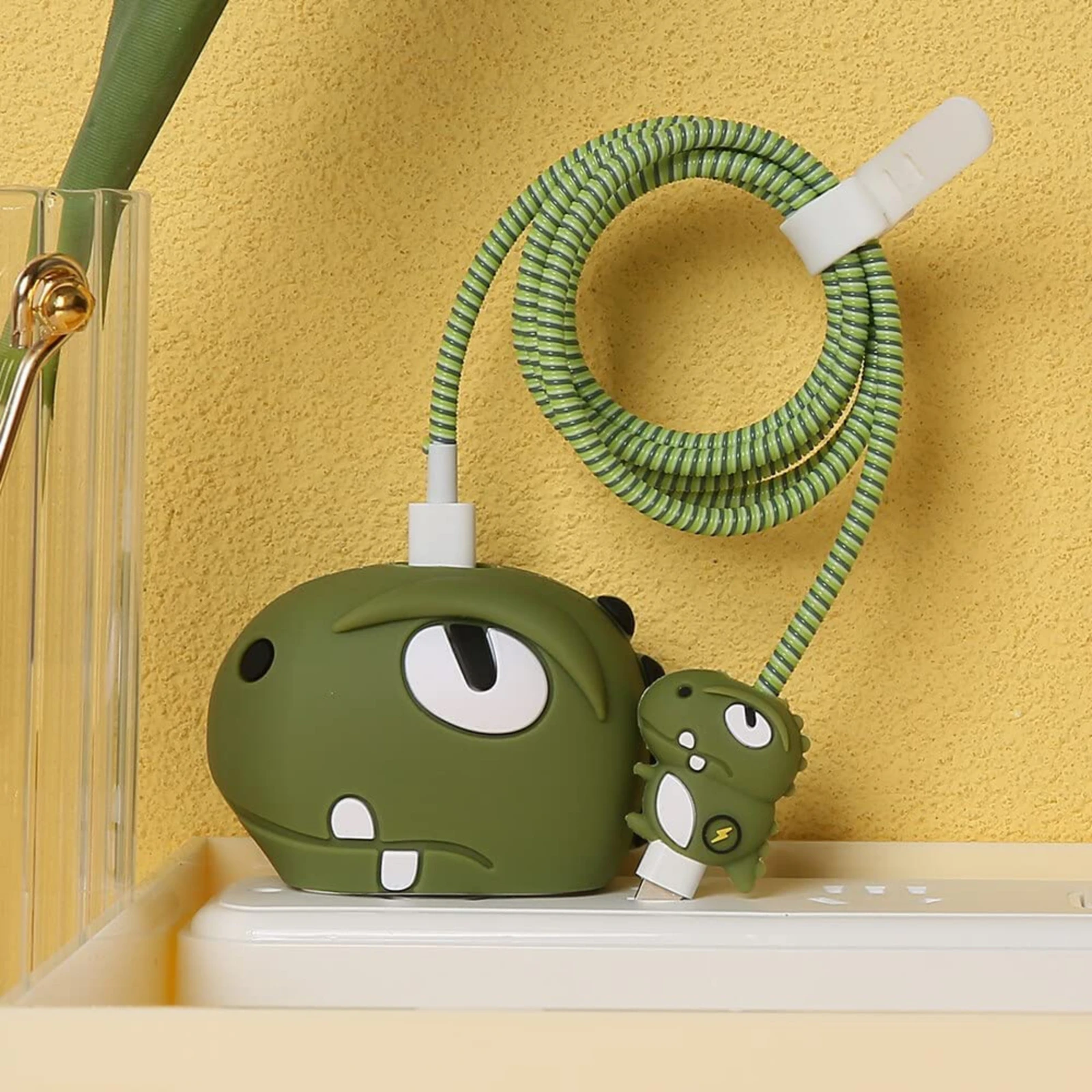 Dino Buddy Edition - iPhone Charger Cover with Cable Protector