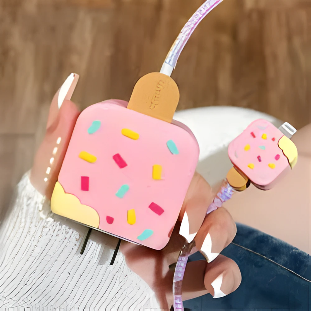 Ice Frost Edition - iPhone Charger Cover (With Wire Protector)