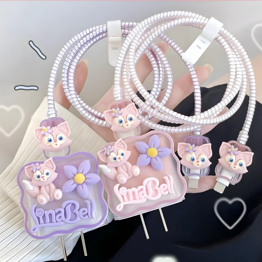 3D Meow Meow Edition - iPhone Charger Cover (With Wire Protector)