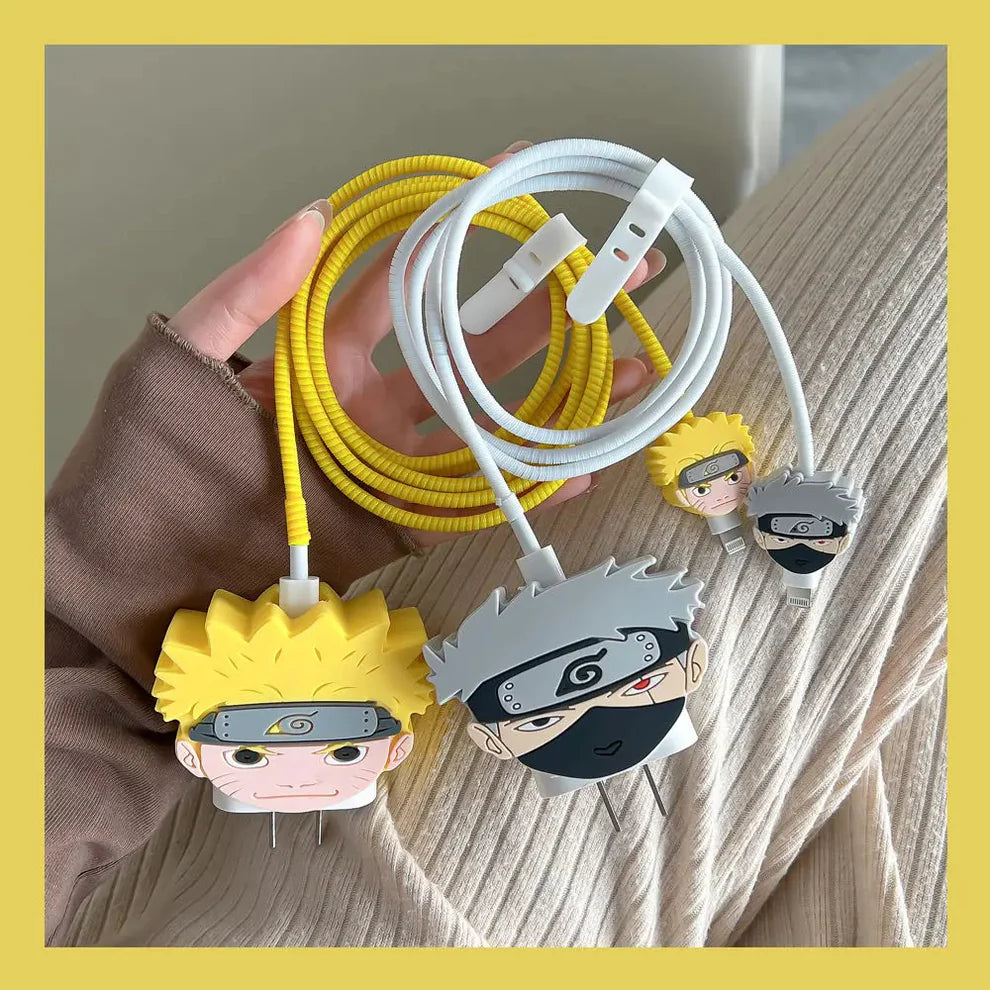 Naruto & Kakashi Edition - iPhone Charger Cover (With Wire Protector)