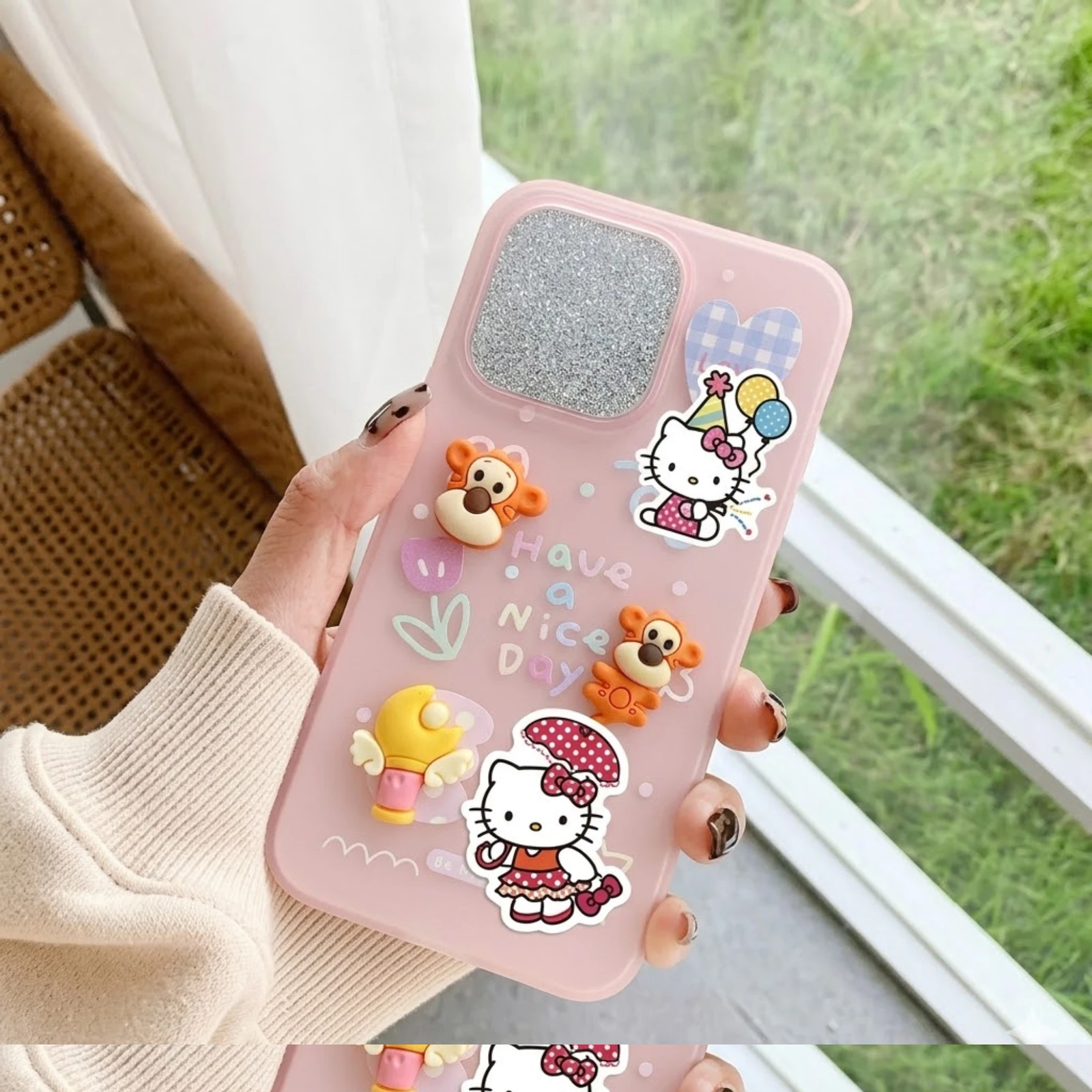 PinkMellow Charm iPhone Case
