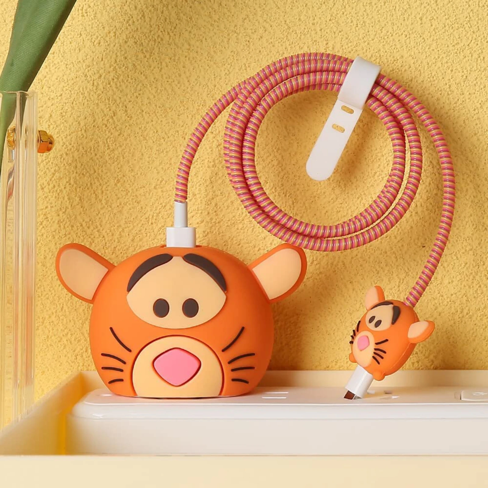 Winnie the Pooh Edition - iPhone Charger Cover (With Wire Protector)
